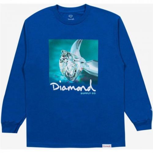 triko DIAMOND - Shimmer Tee L/S Blue (BLU)