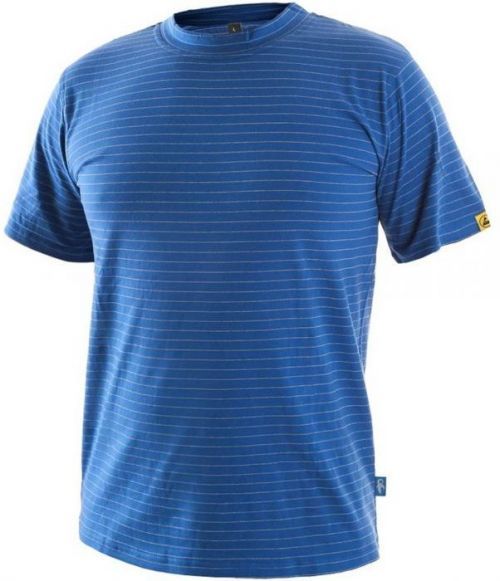 Antistatické tričko ESD CXS NOME - Středně modrá | L