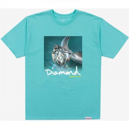 triko DIAMOND - Shimmer Tee Ss Diamond Blue (DBLU)