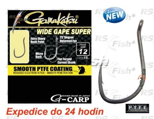 Gamakatsu® Háček Gamakatsu G-Carp Wide Gape Super 12 Gamakatsu®