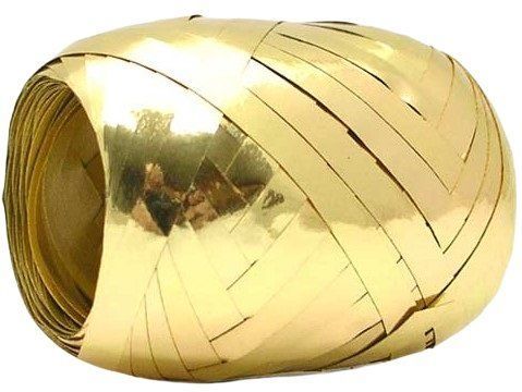 Vázací stuha metalická – zlatá