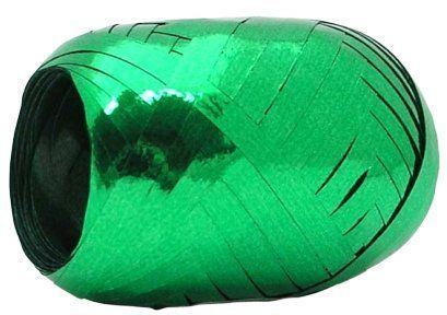 Vázací stuha metalická – zelená