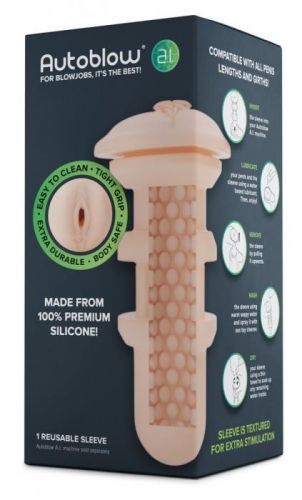 Autoblow A.I. - silicone insert - vagina (natural)