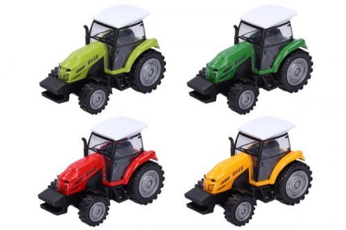 WIKY - Traktor kovový 10,5cm - červená Wiky