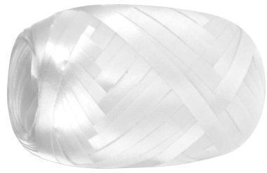 Vázací stuha hladká – bílá