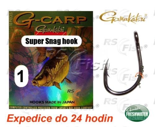 Gamakatsu® Háček Gamakatsu G-Carp Super Snag Hook 4 Gamakatsu®