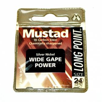 Háček MUSTAD WIDE GAPE POWER LP200 Vel. 14 - bal. 10ks.