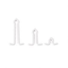 Saenger MS Range Hair Extender Stops-Bílé SAENGER