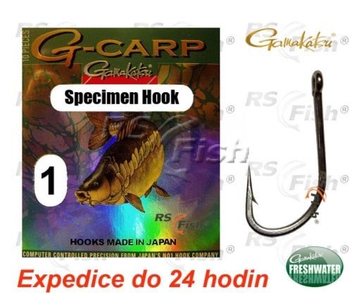 Gamakatsu® Háček Gamakatsu G-Carp Specimen Hook 1 Gamakatsu®