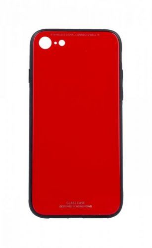 Pouzdro LUXURY iPhone SE 2020 pevné červené 49426