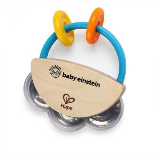 BABY EINSTEIN - Hračka dřevěná hudební tamburína HAPE 3m+ baby einstein