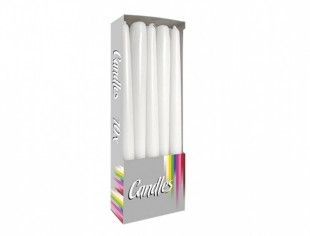 Nohelgarden Svíčka KÓNICKÁ perleťová d2,3x24,5cm 10ks