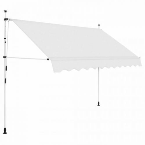 Ručně zatahovací markýza 250 cm Dekorhome Krémová