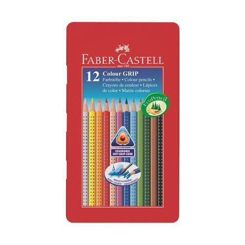 FABER CASTELL - Pastelky Grip 12 far