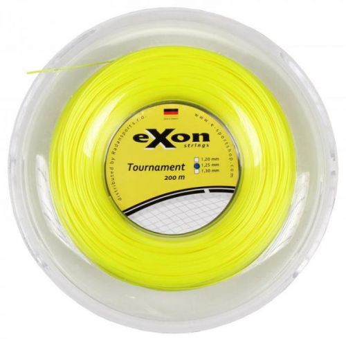 Exon Tournament tenisový výplet 200 m - 1,25 - žlutá neon Exon
