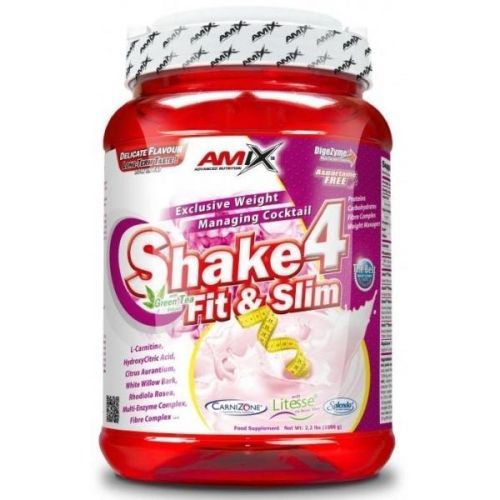 Proteinové prášky Amix Amix Shake 4 Fit&Slim - 1000g - Vanilla