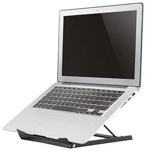 NEWSTAR držák na notebook ergonomický, 5 poloh, 5 kg, černý (NSLS075BL)