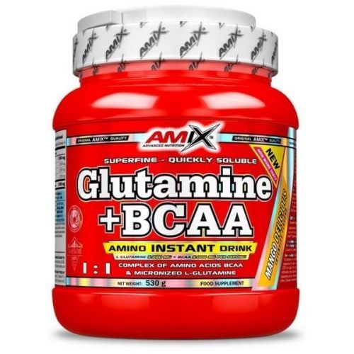 Amix Nutrition Glutamine + BCAA 530 g - lesní ovoce