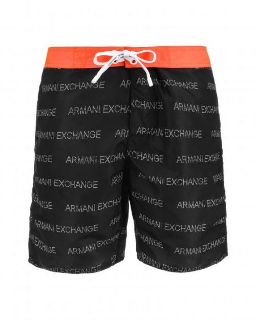 Armani Exchange Plavky Černá