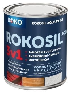 Barva samozákladující ROKOSIL  Aqua 3v1 RK 612 sl. kost 0,6 l