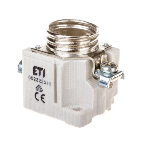 Pojistkový spodek ETI EZV25A E27 keramický 1 pól bez krytu