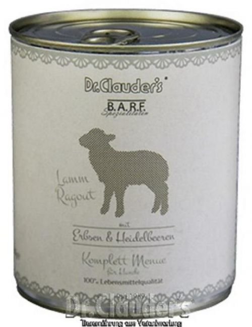 Dr.Clauder's BARF Komplettmenue Lammragout Dog 800g