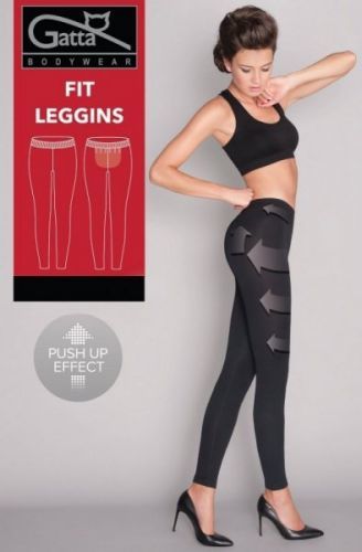 Gatta Fit Leggins 4455 S Tvarující dámské legíny S black/černá