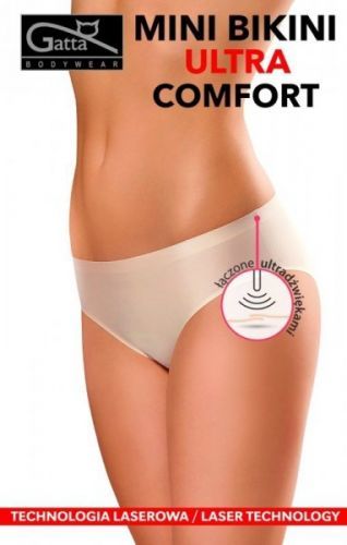 Gatta 41590 Mini Bikini Ultra Comfort dámské kalhotky L white/bílá