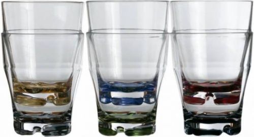 Marine Business Party stohovatelné sklenice na vodu s barevným spodkem