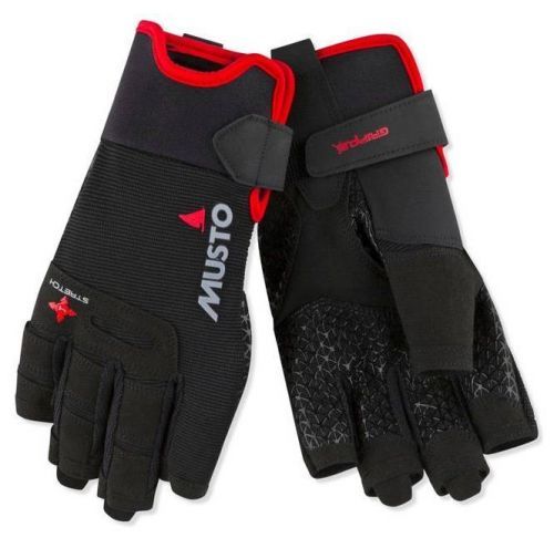 Musto Performance Short Finger Glove Black XL jachtařské rukavice