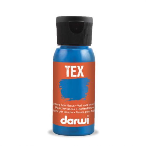 DARWI TEX barva na textil - Antická modrá 50 ml