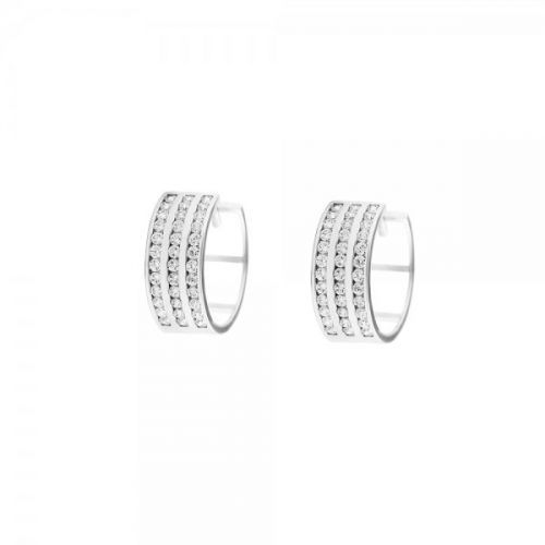 Náušnice se syntetickými kameny 336-087-000291 2.90g