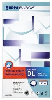 Poštovní obálka KRPA DL/50 bez okna