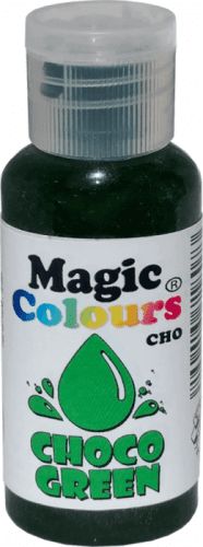 Gelová barva do čokolády Magic Colours (32 g) Choco Green