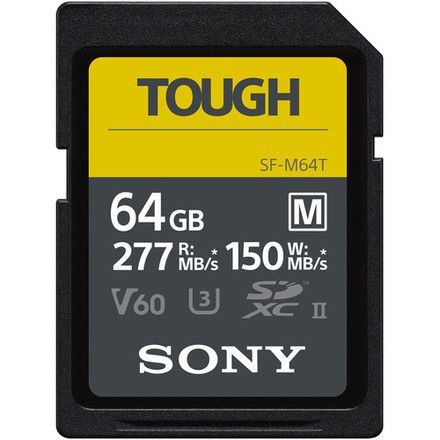 Sony SDXC Tough SF-M 64GB V60 U3 UHS-II SFM64T.SYM