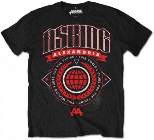 Rock Off Asking Alexandria Unisex Tee This World (Retail Pack) S