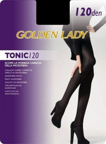 Golden Lady Tonic 120 den punčochové kalhoty 3-M nero/černá