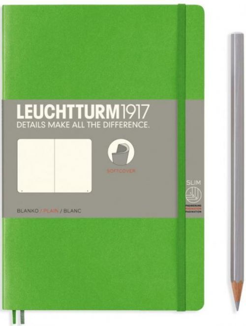 Zápisník Leuchtturm1917 Paperback Softcover Fresh Green čistý