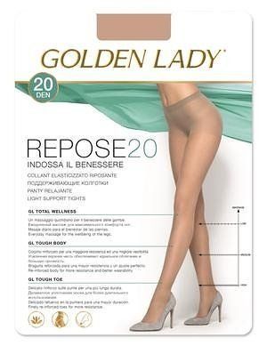 Golden Lady Repose 20 den punčochové kalhoty 4-L nero/černá