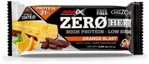 Amix Zero Hero 31% Protein Bar, Orange, 65g