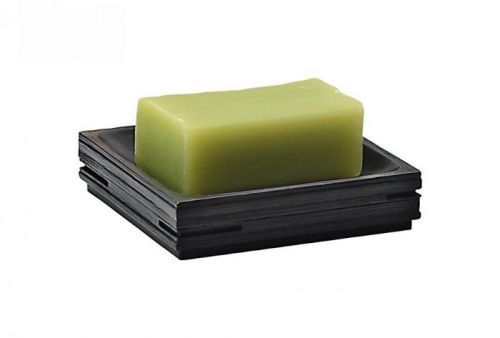 Gedy QUADROTTO mýdlenka na postavení, černá (QU1114)