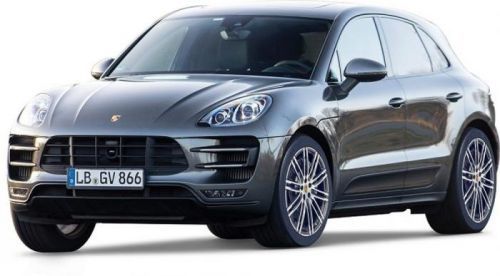 BBurago Kovový model auta Plus Porsche Macan černá 1:24