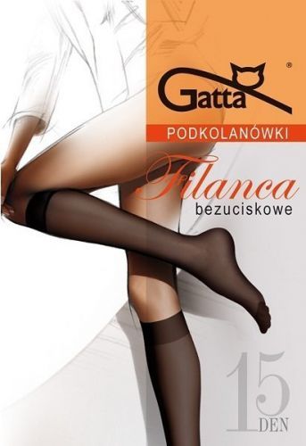 Gatta Filanca 15 den A'2 2-pack podkolenky Univerzální nero/černá