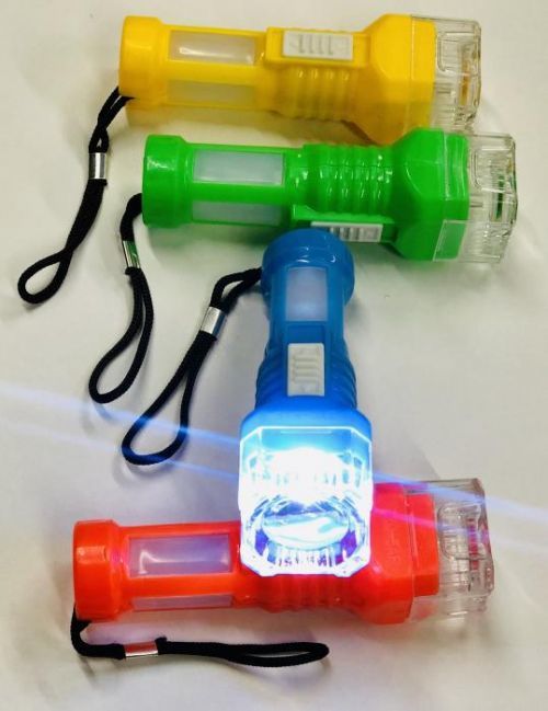 Headlight >Malá přenosná LED baterka s bočním světlem 10,0cm - různé barvy Barevné provedení: žlutá