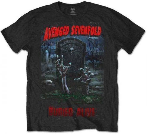 Rock Off Avenged Sevenfold Unisex Tee Buried Alive Tour 2012 (Back Print) S