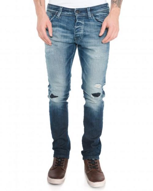 Jack & Jones Glenn Fox Jeans Modrá