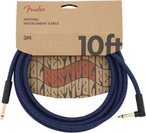 Fender Festival Series 10' Angled Cable Blue Dream