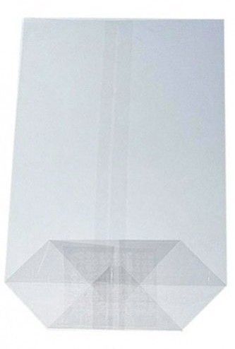 Sáček s křížovým dnem - transparentní - 120 x 75 x 420 mm - 25 ks - 5450