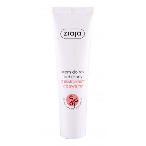 Ziaja Cotton Protective 100 ml ochranný krém na ruce s bavlníkovým extraktem pro ženy