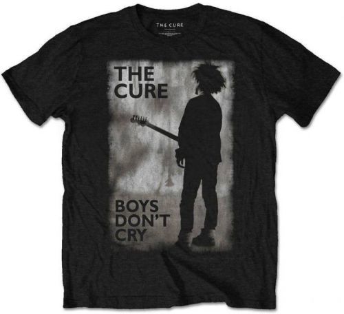 Rock Off The Cure Unisex Tee: Boys Don't Cry Black & White S